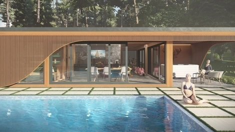 luxusný sauna dom luxusný sauna dom