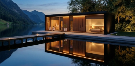 Individuálny vonkajší saunový Individuálny vonkajší saunový