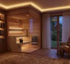 Wellness miestnosť a bio sauna Wellness miestnosť a bio sauna