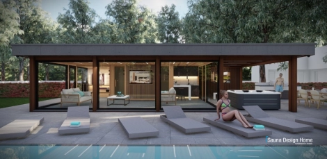 Jedinečný panoramatický vonkajší saunový domček Horizont 2025 Jedinečný panoramatický vonkajší saunový domček Horizont 2025