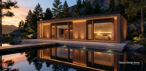 Individuálny vonkajší saunový Individuálny vonkajší saunový